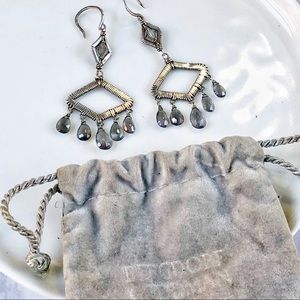 Dana Kellin Grey Moonstone SS Earrings